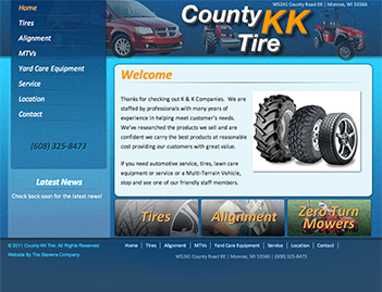County KK Tire - Monroe, WI