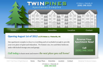 Twin Pines Apartment Complex - Platteville, WI
