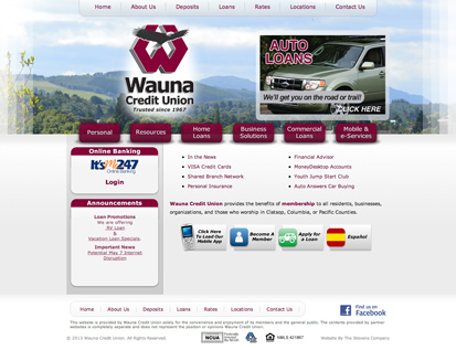 Wauna Credit Union – Clatskanie, OR