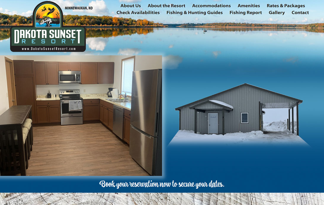Screenshot of Website